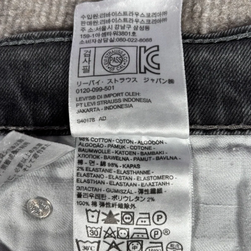Levis‎ 569 Jeans Mens 40x32 (Tag 38x32) Loose Straight Fit Dark Blue Denim Baggy